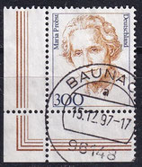 BRD 1956 gestempelt mit Eckrand links unten