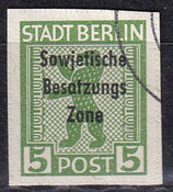 SBZ 200B philat. Stempel