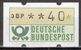 BRD-ATM 1-40  R postfrisch