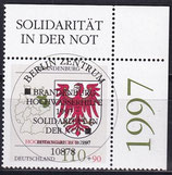 BRD 1941 gestempelt mit ESST und Eckrand rechts oben