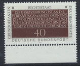 BRD 1105 postfrisch mit Bogenrand unten