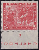 SBZ 230 postfrisch mit Bogenrand unten