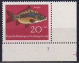 BRD 414 postfrisch mit Eckrand rechts unten (FN1)