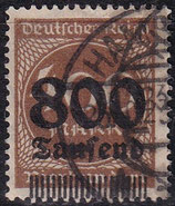 DR 305A gestempelt (geprüft "INFLA")