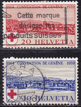 CH 357-358 gestempelt