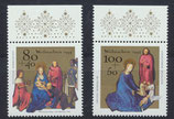 BRD 1770-1771 postfrisch mit Bogenrand oben