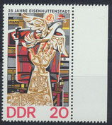 DDR 2053 postfrisch mit Bogenrand rechts