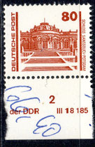 DDR 3349 postfrisch mit Bogenrand unten