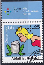 BRD 2932 gestempelt  mit Bogenrand oben