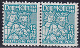 BIZO 70 postfrisch waagrechtes Paar