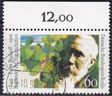 BERL 862 gestempelt mit Bogenrand oben