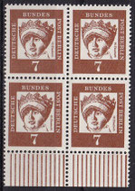 BERL 200 postfrisch Viererblock mit Bogenrand unten
