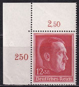 DR 664 postfrisch mit Eckrand links oben