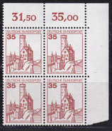 BRD 1139 postfrisch Viererblock mit Eckrand rechts oben