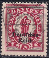 DR 129 gestempelt