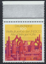 BRD 1875 postfrisch mit Bogenrand oben