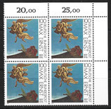 BRD 1569 postfrisch Viererblock mit Eckrand rechts oben