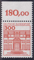 BRD 1143 postfrisch mit Bogenrand oben