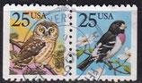 USA 1981-1980 D  gestempelt waagrechtes Paar