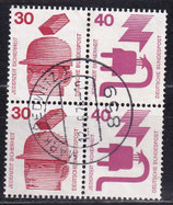BRD W42 (2x) gestempelt (MH18)
