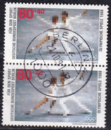BERL 802 gestempelt senkrechtes Paar