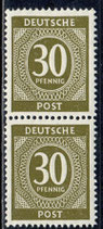 ABGA 928 postfrisch senkrechtes Paar