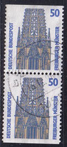 BRD 1340 C/D gestempelt senkrechtes Paar