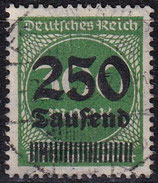 DR 293 gestempelt (geprüft "INFLA")