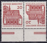 BRD K6 postfrisch mit Bogenrand unten (MH11)