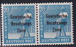 SBZ 189 postfrisch waagrechtes Paar