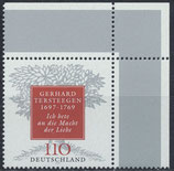 BRD 1961 postfrisch mit Eckrand rechts oben