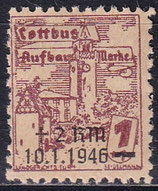 LOK-Cottbus 25w ungebraucht mit Falz