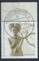 BRD 2436 gestempelt mit Bogenrand oben