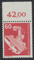 BERL 582 postfrisch mit Bogenrand oben