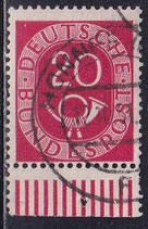BRD 130 gestempelt mit Bogenrand unten
