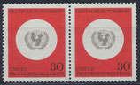 BRD 527 postfrisch waagrechtes Paar