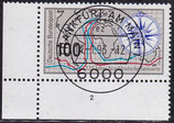 BRD 1647 gestempelt mit Eckrand links unten