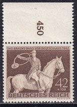 DR 854 postfrisch mit Bogenrand oben