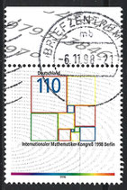 BRD 2005 gestempelt mit Bogenrand oben