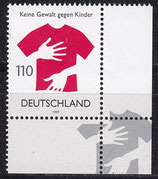 BRD 2013 postfrisch mit Eckrand rechts unten