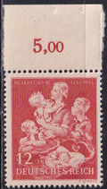 DR 859 postfrisch mit Bogenrand oben
