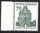 BRD 460 postfrisch mit Bogenrand links