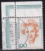 BRD 1955 gestempelt mit Eckrand links oben