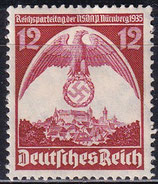 DR 587 ungebraucht mit Falz