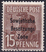 SBZ 187 gestempelt