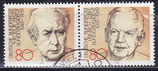 BRD 1156+1157 gestempelt Zusammendruck