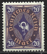 DR 207W ungebraucht mit Falz