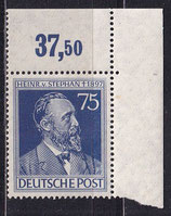 ABGA 964 postfrisch mit Eckrand rechts oben
