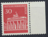BERL 288 postfrisch mit Bogenrand rechts