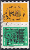 DDR 1012+ZF philat. Stempel senkrecht